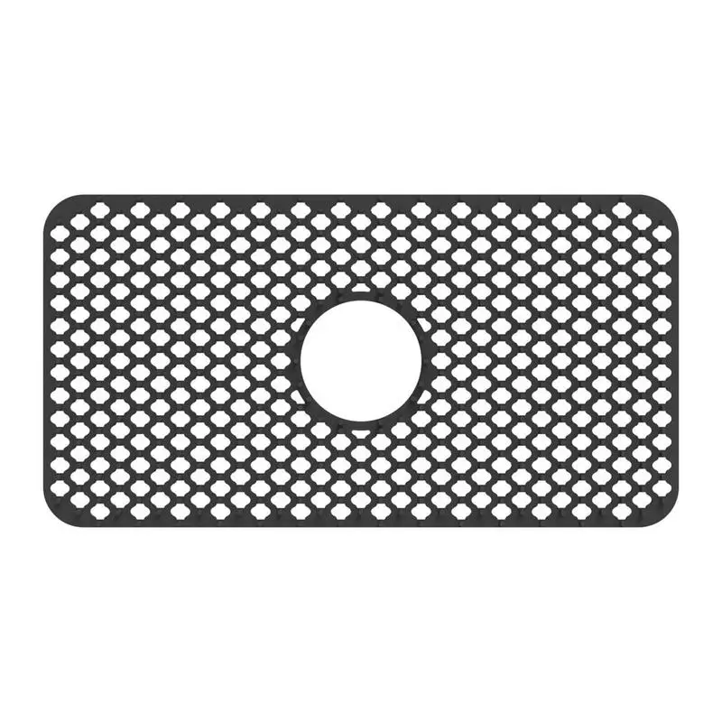 Silicone Sink Protector Kitchen Sink Mat Grid With Central Drain Heat-resistant Sink Pads 62.5x33cm For Bottom Of Kitchen
Silicone Sink Protector Kitchen Sink Mat Grid With Central Drain Heat-resistant Sink Pads 62.5x33cm For Bottom Of Kitchen