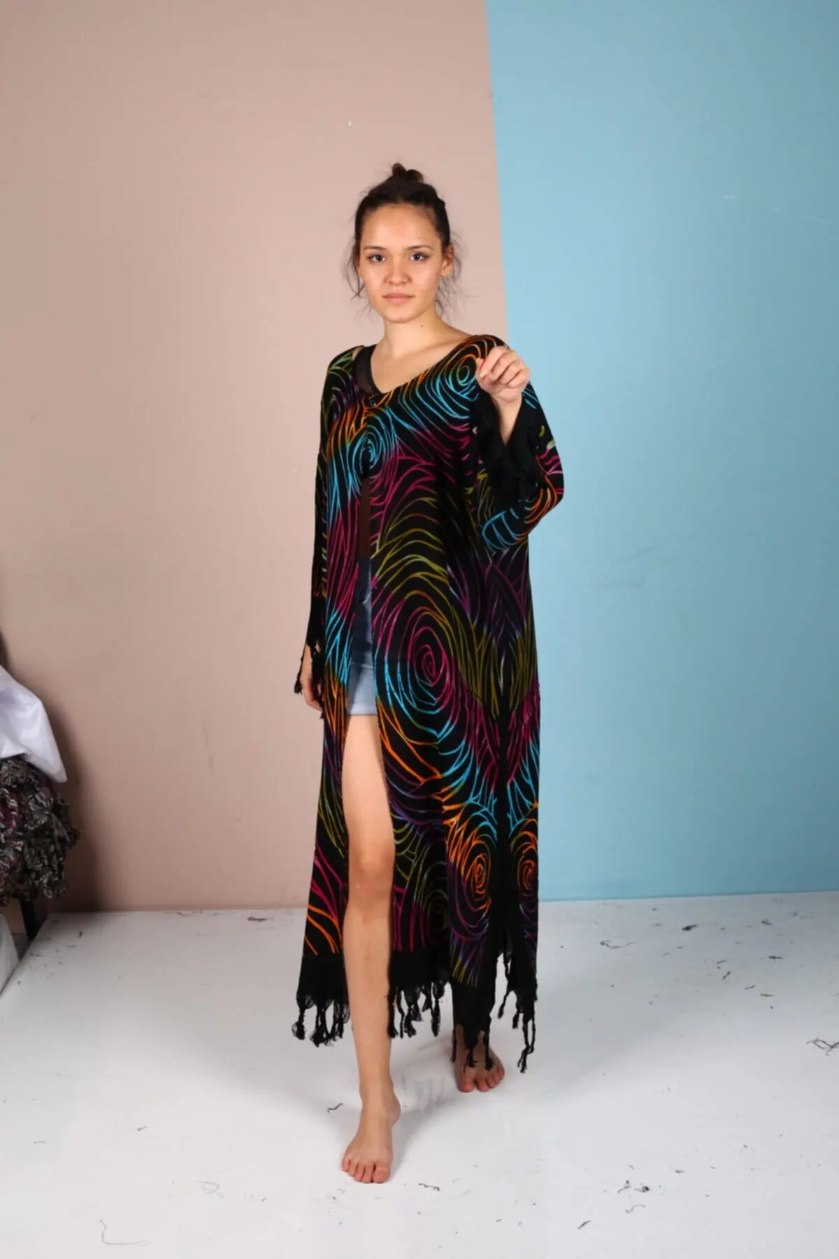 Женская парео Caftan одежда для купания накидка платье пикантная туника костюм пляжная одежда женский пляжный бикини чехол свободное мини-пла...
Женская парео Caftan одежда для купания накидка платье пикантная туника костюм пляжная одежда женский пляжный бикини чехол свободное мини-пла...
