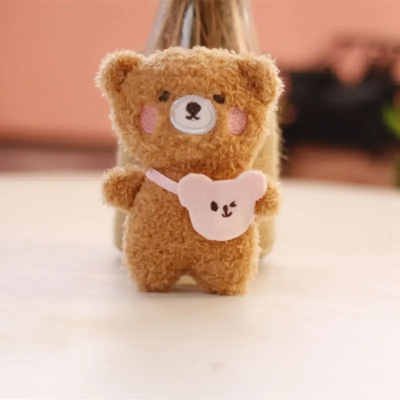 11CM Kawaii Standing Lover Bear Plush Stuffed TOY Soft Figure DOLL Key Chain Design Pendant Charm TOY Children Gifts New
11CM Kawaii Standing Lover Bear Plush Stuffed TOY Soft Figure DOLL Key Chain Design Pendant Charm TOY Children Gifts New