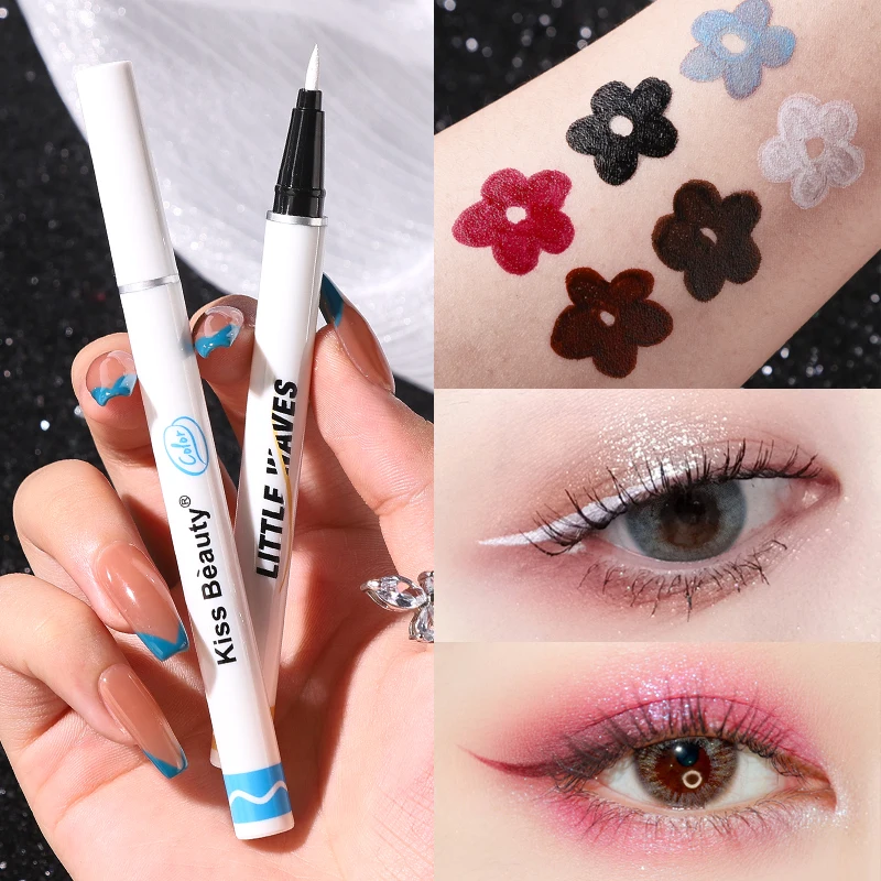 Soft Smooth Eye Liner Liquid Eyeliner Pen Lasting Colored Waterproof Eyeliner Pencil No Easy Smudge Eyeliner 5 Colors 
Soft Smooth Eye Liner Liquid Eyeliner Pen Lasting Colored Waterproof Eyeliner Pencil No Easy Smudge Eyeliner 5 Colors