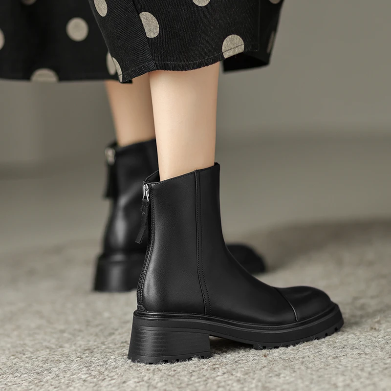 Женские ботильоны из коровьей кожи, на молнии, размеры 34-40
Женские ботильоны из коровьей кожи, на молнии, размеры 34-40