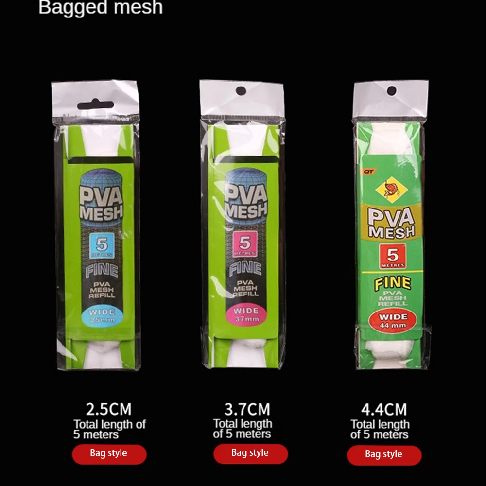 1-4Pcs/Lot PVA Mesh 2.5CM*5M Carp Fishing Feeder Trap Bait Bag Nets Soluble In Water To Beat The Nest
1-4Pcs/Lot PVA Mesh 2.5CM*5M Carp Fishing Feeder Trap Bait Bag Nets Soluble In Water To Beat The Nest