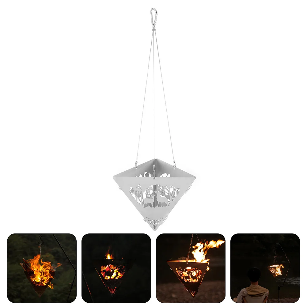 Bonfire Stove BBQ Metal Triangle Hanging Portable Camping Supplies Stainless Steel Griddle Outdoor Grill Versatile Wire
Bonfire Stove BBQ Metal Triangle Hanging Portable Camping Supplies Stainless Steel Griddle Outdoor Grill Versatile Wire