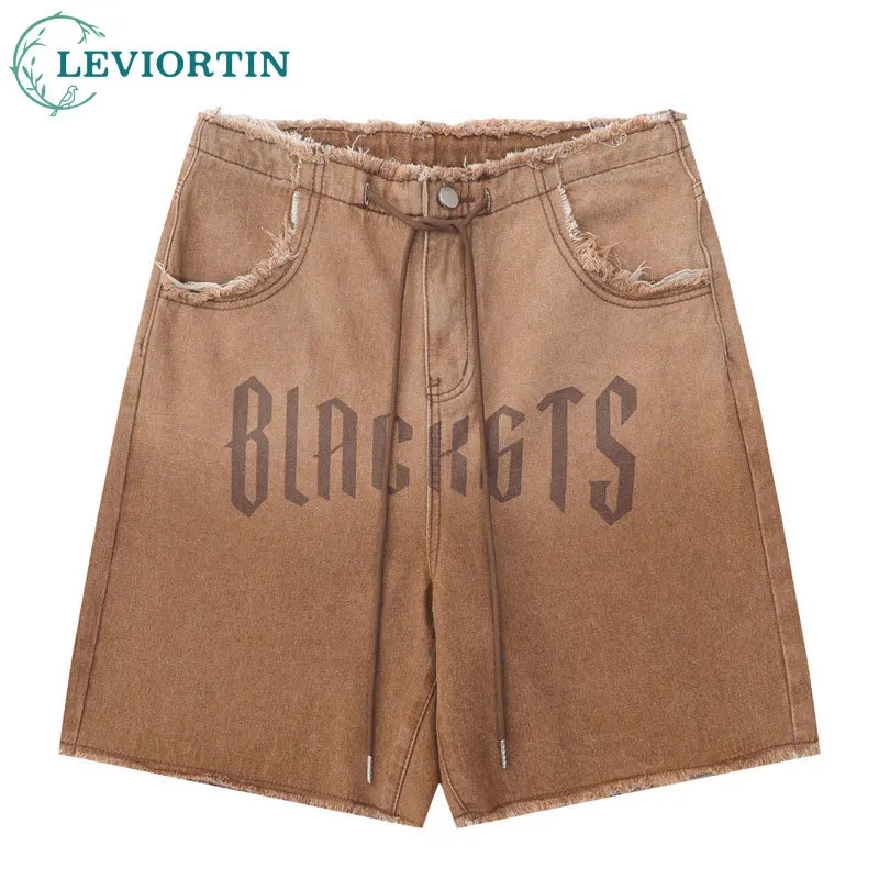 Vintage Jeans Shorts Streetwear Y2K Hip Hop Letter Print Baggy Tie Dye Denim Shorts 2023 Men Fashion Summer Harajuku Short Pants
Vintage Jeans Shorts Streetwear Y2K Hip Hop Letter Print Baggy Tie Dye Denim Shorts 2023 Men Fashion Summer Harajuku Short Pants