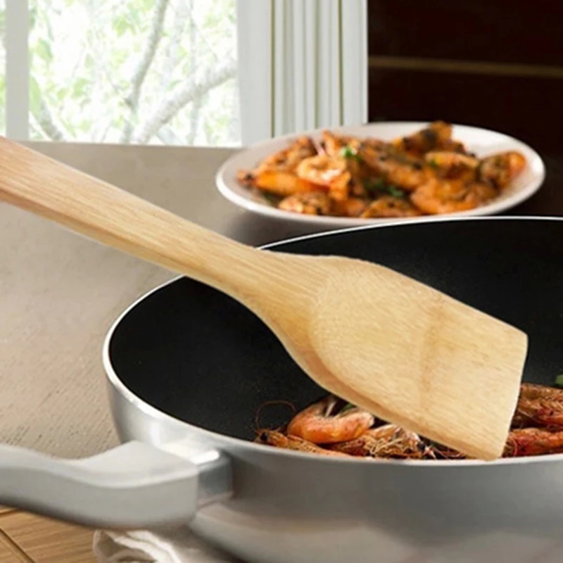 30cm Kitchen Wooden Spatula Heat Resistant Shovel Cooking Spoon Pan Rice Spoon Kitchenware Non-Stick Pan Bamboo Rice Shovel
30cm Kitchen Wooden Spatula Heat Resistant Shovel Cooking Spoon Pan Rice Spoon Kitchenware Non-Stick Pan Bamboo Rice Shovel