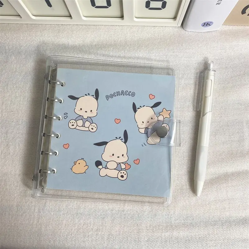 Kawaii Pochacco Loose-Leaf Notebook Anime Sanrioed Journals A7 Notepad Cartoon Book Stationery School Office Supplies Gift Toy
Kawaii Pochacco Loose-Leaf Notebook Anime Sanrioed Journals A7 Notepad Cartoon Book Stationery School Office Supplies Gift Toy