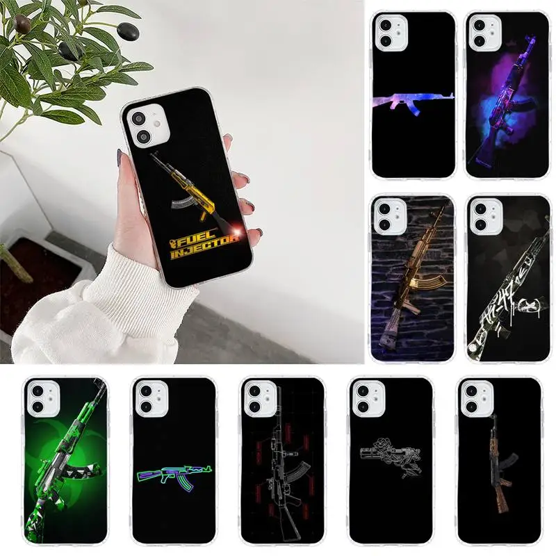 AK47 Gun Phone Case For Iphone 5 SE 2020 6 6s 7 8 plus X Xr XS 11 12 13 Mini Pro Max Fundas Cover
AK47 Gun Phone Case For Iphone 5 SE 2020 6 6s 7 8 plus X Xr XS 11 12 13 Mini Pro Max Fundas Cover