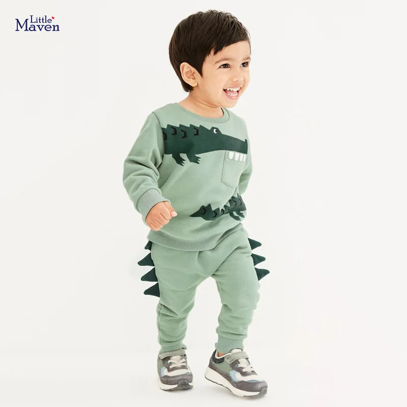 Fleece Children's Suit European and American Children's Clothing Autumn and Winter New Cartoon Long-sleeved Boy's Suit
Fleece Children's Suit European and American Children's Clothing Autumn and Winter New Cartoon Long-sleeved Boy's Suit