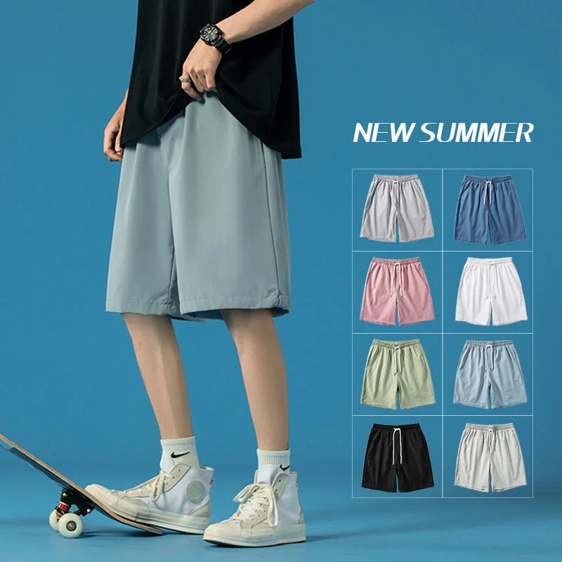 Summer Solid Color 5-points Casual Pants Loose Straight Wide Leg Shorts Oversize Letter Printed Casual Sports Overalls Thin
Summer Solid Color 5-points Casual Pants Loose Straight Wide Leg Shorts Oversize Letter Printed Casual Sports Overalls Thin