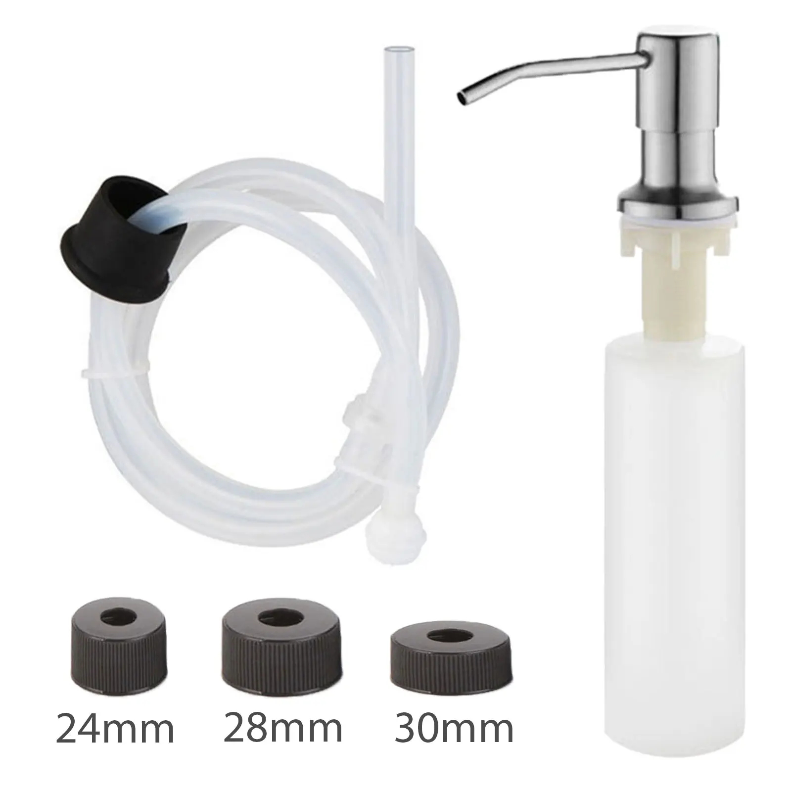 Stainless Steel Easy Install With Extension Tube Sealing ABS Bottle Gravity Ball Liquid Counter Top Kitchen Sink Soap Dispenser
Stainless Steel Easy Install With Extension Tube Sealing ABS Bottle Gravity Ball Liquid Counter Top Kitchen Sink Soap Dispenser