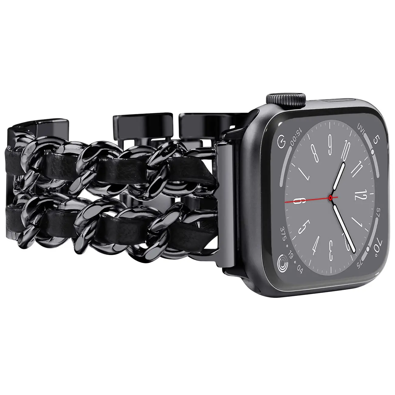 Металлический ремешок для Apple Watch Series 8 7 6 5 4 3 SE Ultra 38 40 41 42 44 45 49 мм, стильный женский браслет-цепочка для iWatch
Металлический ремешок для Apple Watch Series 8 7 6 5 4 3 SE Ultra 38 40 41 42 44 45 49 мм, стильный женский браслет-цепочка для iWatch