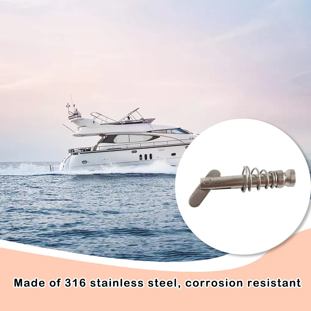Pin Automatic Stop Lock Boat Bimini Deck with Spring Marine Hardware Accessories Safety Yacht Fittings Supplies
Pin Automatic Stop Lock Boat Bimini Deck with Spring Marine Hardware Accessories Safety Yacht Fittings Supplies