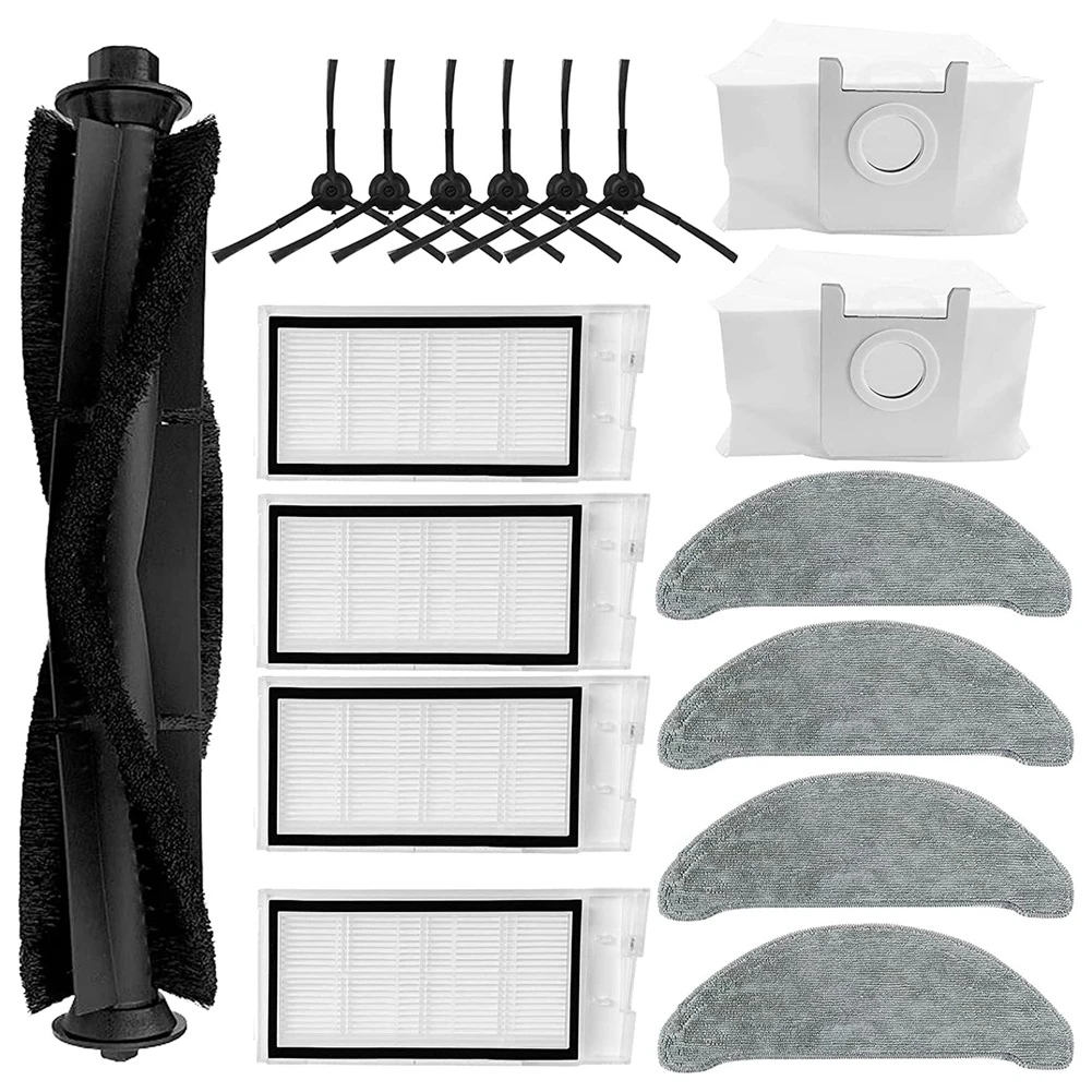 Parts Kit for Xiaomi Roidmi Eve Plus Vacuum Cleaner, 1 Roller Brush, 2 Dust Bags, 4 Filters, 4 Rags, 6 Side Brushes
Parts Kit for Xiaomi Roidmi Eve Plus Vacuum Cleaner, 1 Roller Brush, 2 Dust Bags, 4 Filters, 4 Rags, 6 Side Brushes