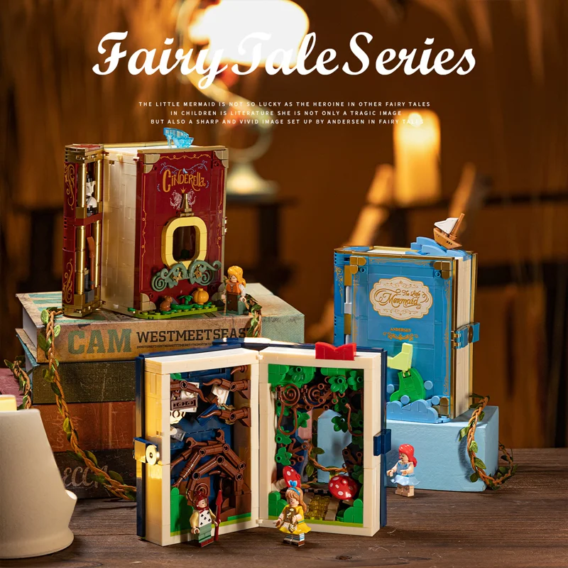 Wekki Original 506171 Classic Fairy Tale Town Building Blocks Book Complete Collection Puzzle Assembly Ornament Gifts Toy
Wekki Original 506171 Classic Fairy Tale Town Building Blocks Book Complete Collection Puzzle Assembly Ornament Gifts Toy