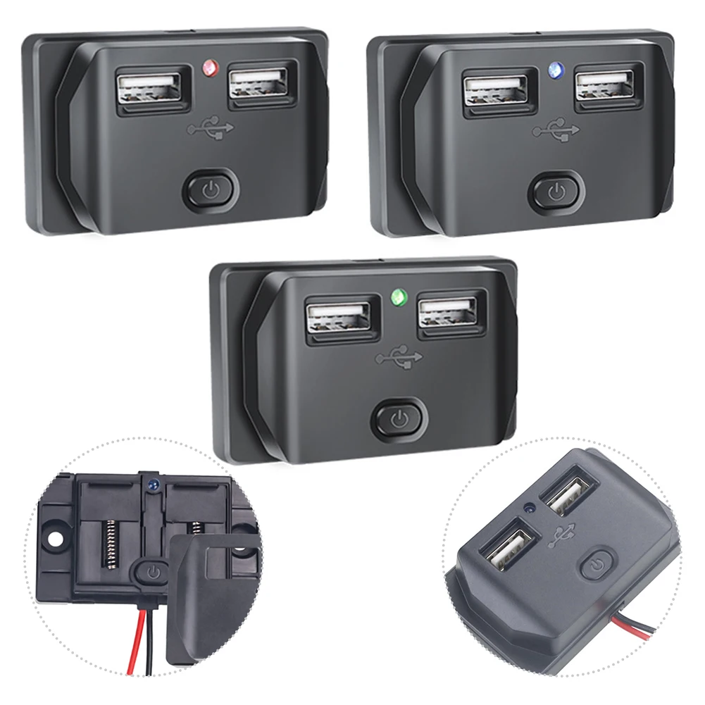 3.1A Dual USB Chargers Socket Outlet Chargers Adapter For Motorbike Boat USB Power Panel With Swith USB Outlet Socket
3.1A Dual USB Chargers Socket Outlet Chargers Adapter For Motorbike Boat USB Power Panel With Swith USB Outlet Socket