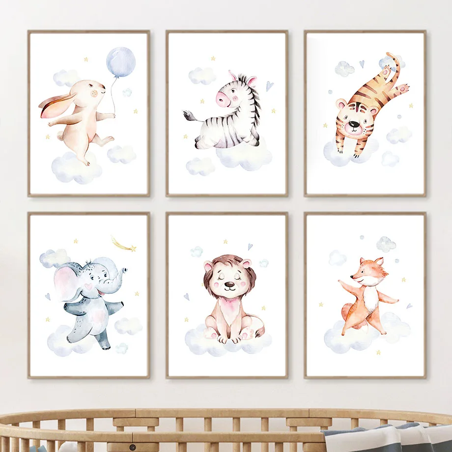 Lion Elephant Zebra Fox Tiger Rabbit Wall Art Canvas Painting Nordic Posters And Prints Animal Wall Pictures For Kids Room Decor
Lion Elephant Zebra Fox Tiger Rabbit Wall Art Canvas Painting Nordic Posters And Prints Animal Wall Pictures For Kids Room Decor