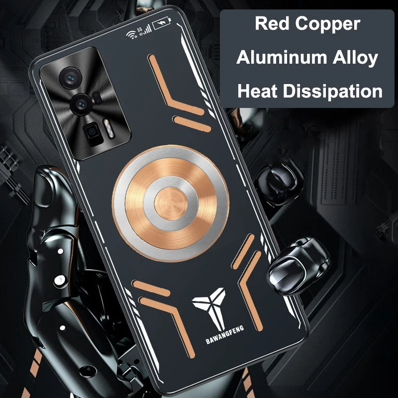 Case For Redmi K60 Copper Aluminum Heat Dissipation Case For Xiaomi Redmi K60 Pro Cooling Back Cover For Redmi K 60 Pro K60Pro
Case For Redmi K60 Copper Aluminum Heat Dissipation Case For Xiaomi Redmi K60 Pro Cooling Back Cover For Redmi K 60 Pro K60Pro