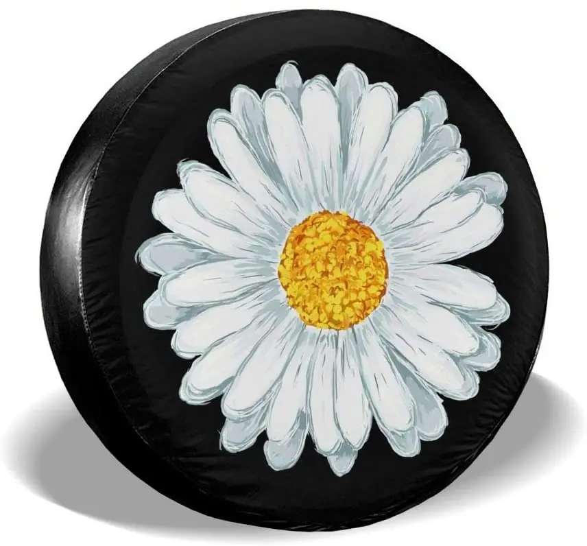 Vintage White Daisy Spare Tire Cover Waterproof Dust-Proof UV Sun Wheel Tire Cover Fit for Jeep,Trailer, RV, SUV and Many Vehicl
Vintage White Daisy Spare Tire Cover Waterproof Dust-Proof UV Sun Wheel Tire Cover Fit for Jeep,Trailer, RV, SUV and Many Vehicl