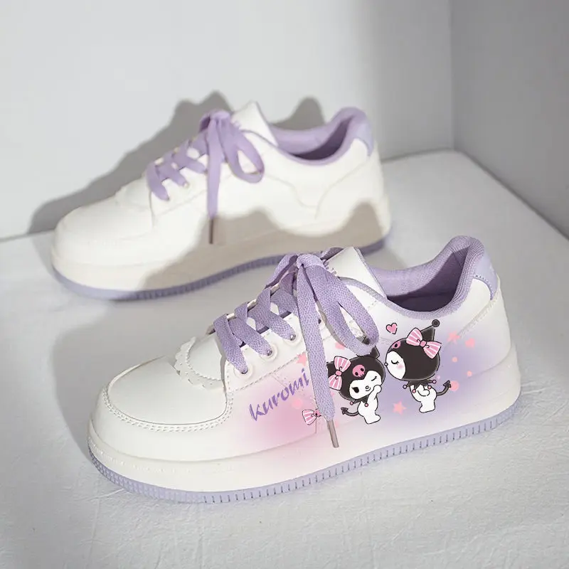 Sanrio Kuromi Kawaii Cartoon Woman Anime Thick Base Casual Sneakers Cute Girl Fashion Painting Increase In Height Shoes Gift
Sanrio Kuromi Kawaii Cartoon Woman Anime Thick Base Casual Sneakers Cute Girl Fashion Painting Increase In Height Shoes Gift