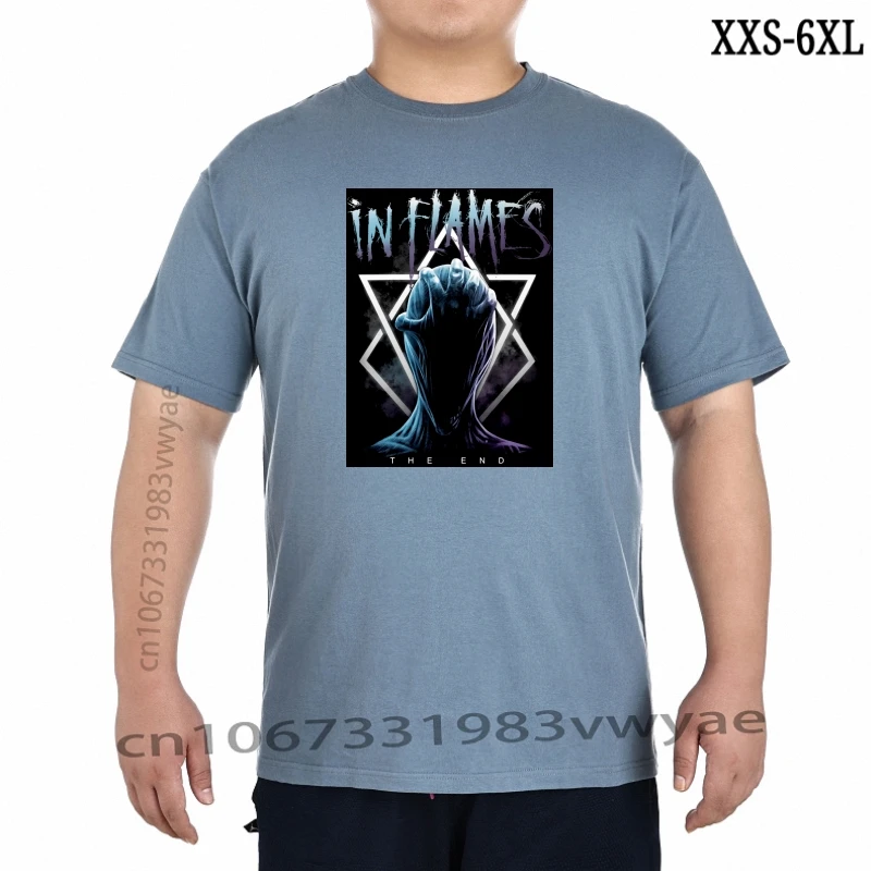 Футболка в огне, конец, другой размер. Металлическая этикетка 
Футболка в огне, конец, другой размер. Металлическая этикетка