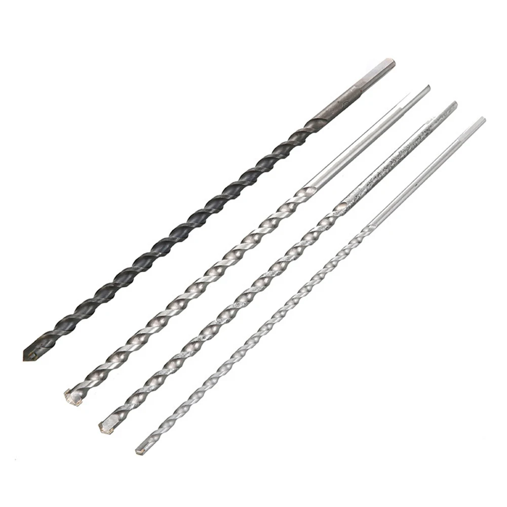 4 Pcs 300mm Impact Drill Bits 6/8/10/12mm Triangle Shank Tungsten Carbide Tip For Masonry Concrete Limestone Drilling Tool Parts
4 Pcs 300mm Impact Drill Bits 6/8/10/12mm Triangle Shank Tungsten Carbide Tip For Masonry Concrete Limestone Drilling Tool Parts