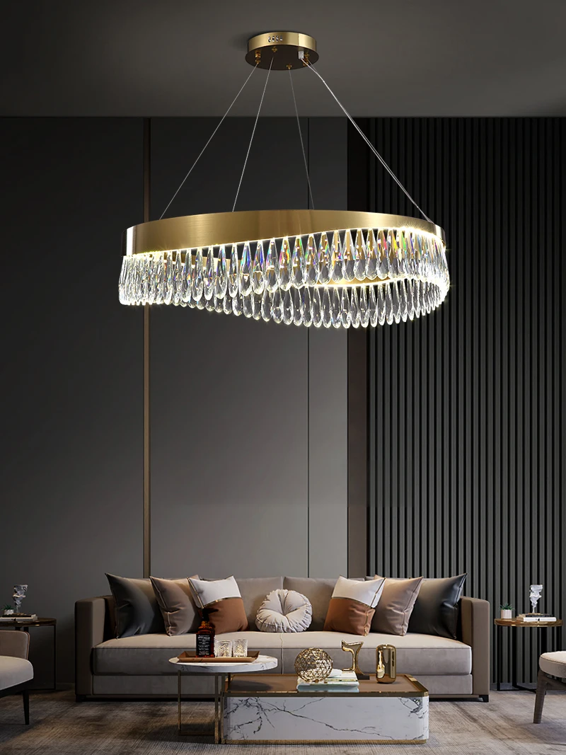 Luxurious Crystal LED Chandeliers For Living Room Dining Bedroom Home Gold Modern Ceiling Pendant Lamp Hanging Lighting Fixture
Luxurious Crystal LED Chandeliers For Living Room Dining Bedroom Home Gold Modern Ceiling Pendant Lamp Hanging Lighting Fixture