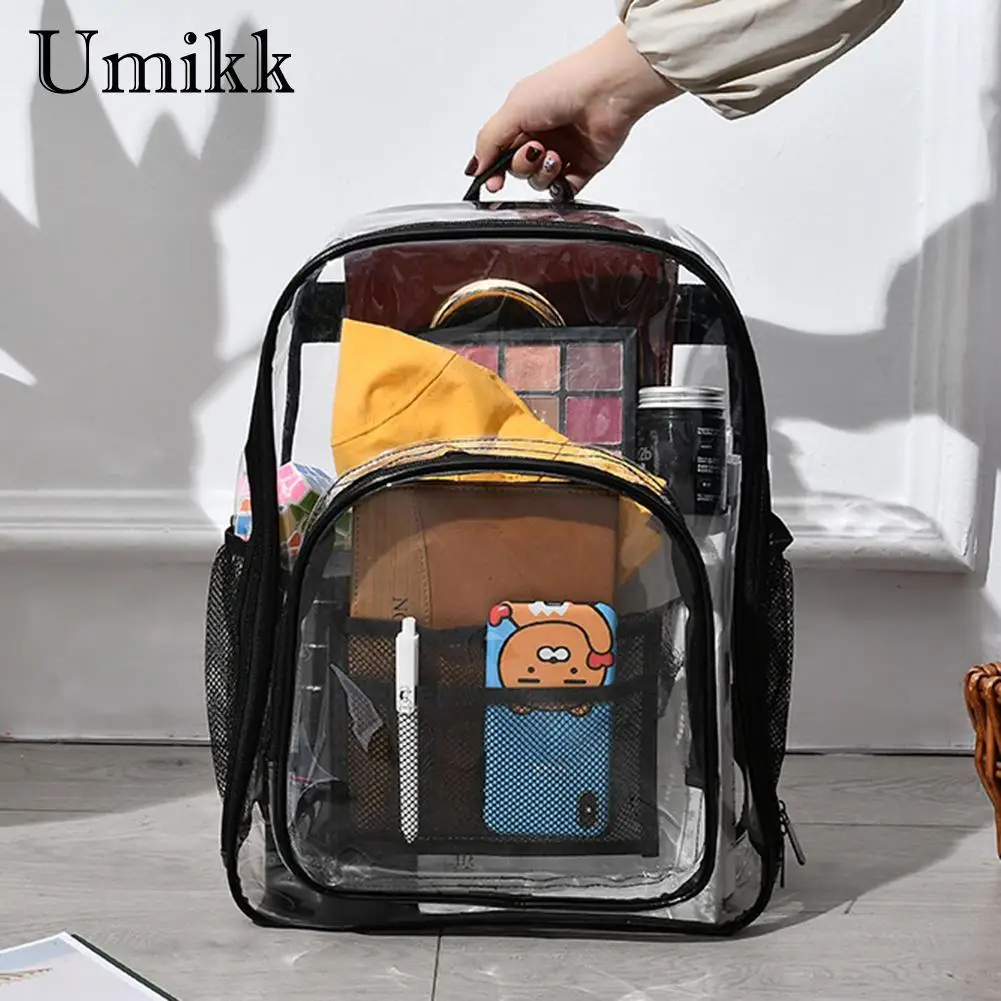 Women Backpack Transparent Waterproof PVC Bags Female Fashion College Students Transparent Sequin Bag Femme Backpacks School Bag
Women Backpack Transparent Waterproof PVC Bags Female Fashion College Students Transparent Sequin Bag Femme Backpacks School Bag