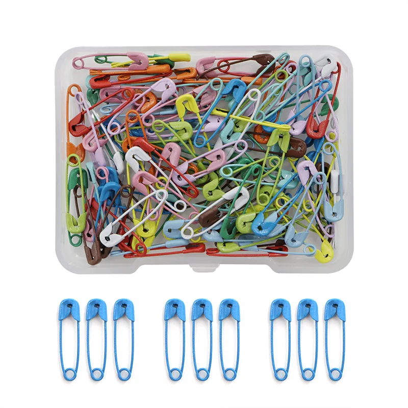 120PCS Sewing Safety Pins Multi-color Steel Safety Pins Multi-purpose Pins DIY Apparel Sewing Supplies
120PCS Sewing Safety Pins Multi-color Steel Safety Pins Multi-purpose Pins DIY Apparel Sewing Supplies