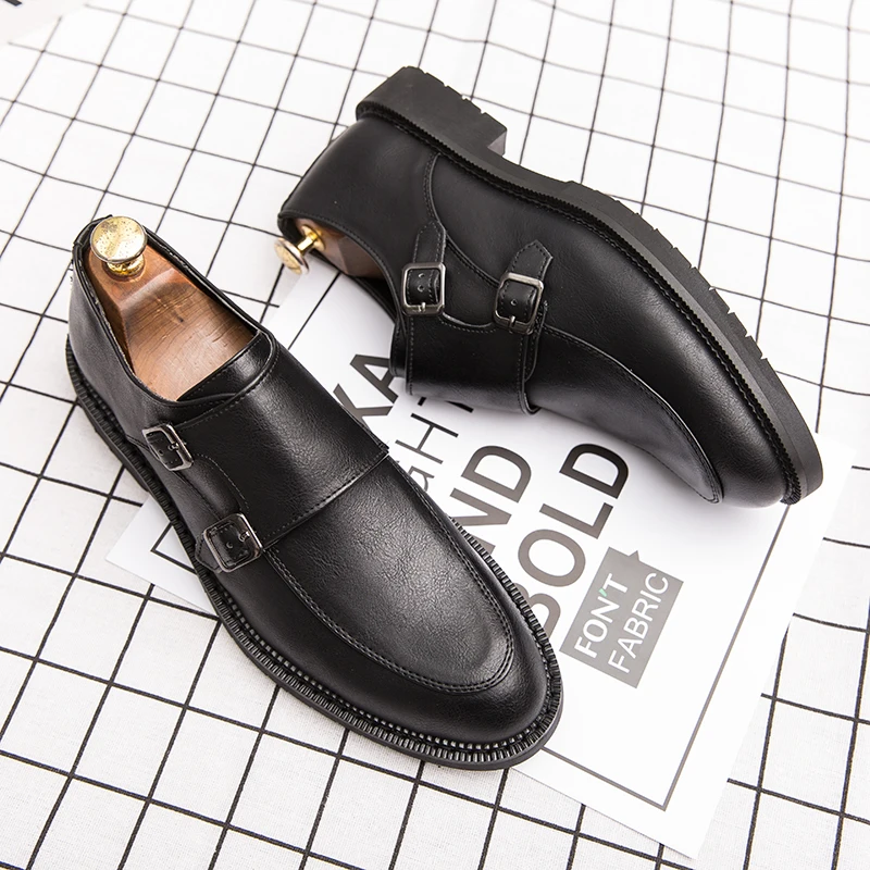 

Мужские классические туфли больших размеров 38-47, черные деловые официальные кроссовки, модные мужские вечерние туфли-оксфорды