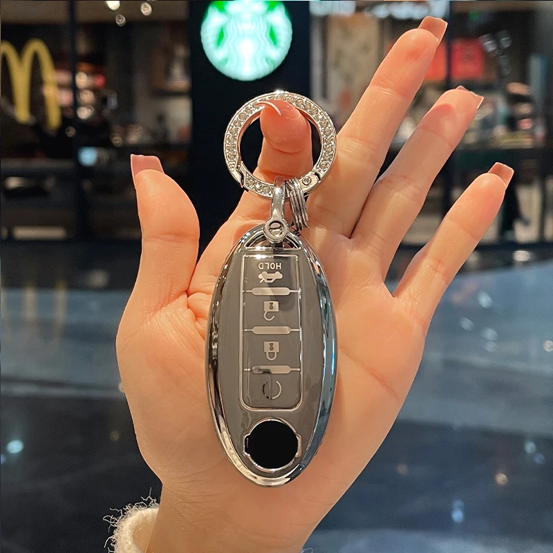 Чехол для автомобильного ключа для Nissan Qashqai X-Trail Versa Maxima Altima Rogue Murano JTiida Altima Quest Juke Geniss для Infiniti FX35
Чехол для автомобильного ключа для Nissan Qashqai X-Trail Versa Maxima Altima Rogue Murano JTiida Altima Quest Juke Geniss для Infiniti FX35