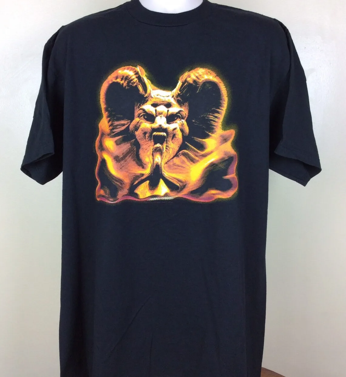 Vtg Front 242 концертная Тяжелая хлопковая черная полноразмерная РУБАШКА УНИСЕКС A079 с