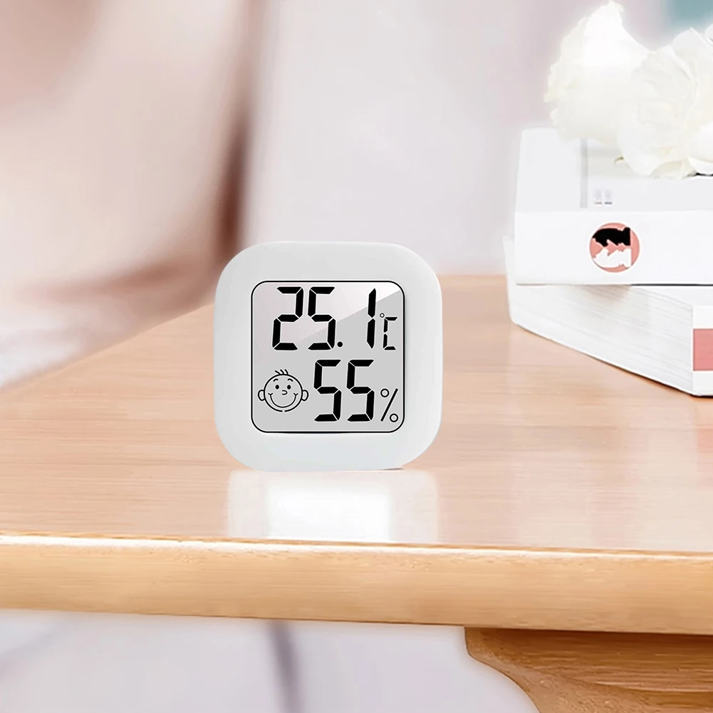 Mini Temperature Humidity Sensor Battery Powered Portable Temperature Humidity Meter Sensor LCD Digital Display for Indoor Room
Mini Temperature Humidity Sensor Battery Powered Portable Temperature Humidity Meter Sensor LCD Digital Display for Indoor Room