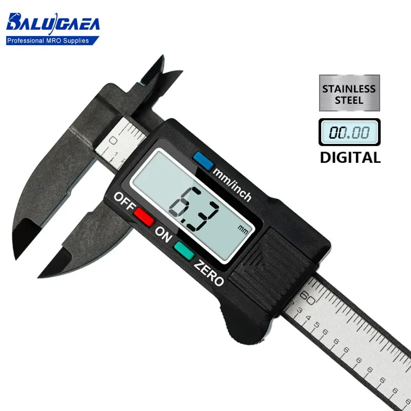 Caliper LCD Digital Electronic Vernier Caliper Gauge 0-100mm Electronic Caliper Ruler Micrometer Measuring Tool
Caliper LCD Digital Electronic Vernier Caliper Gauge 0-100mm Electronic Caliper Ruler Micrometer Measuring Tool