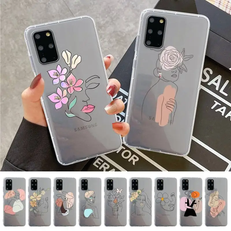 Art Line Girl Phone Case for Samsung S20 S10 lite S21 plus for Redmi Note8 9pro for Huawei P20 Clear Case
Art Line Girl Phone Case for Samsung S20 S10 lite S21 plus for Redmi Note8 9pro for Huawei P20 Clear Case