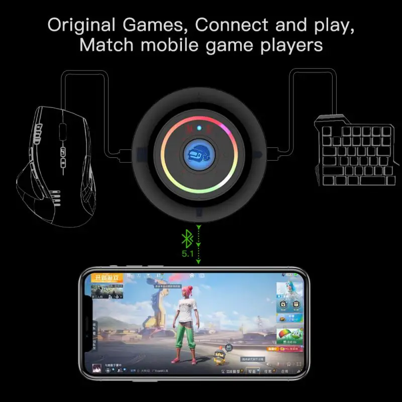 Converter Keyboard Mouse Adapter Faster Reaction Ai Intelligently Game Adapter Black Professional Game Converter 5.1
Converter Keyboard Mouse Adapter Faster Reaction Ai Intelligently Game Adapter Black Professional Game Converter 5.1