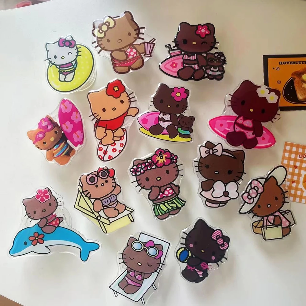 Kawaii Sanrio, Hello Kitty на Th Beach Бикини Kitty держатель для телефона Симпатичные подставки для телефона Мультяшные подарки для телефона
Kawaii Sanrio, Hello Kitty на Th Beach Бикини Kitty держатель для телефона Симпатичные подставки для телефона Мультяшные подарки для телефона
