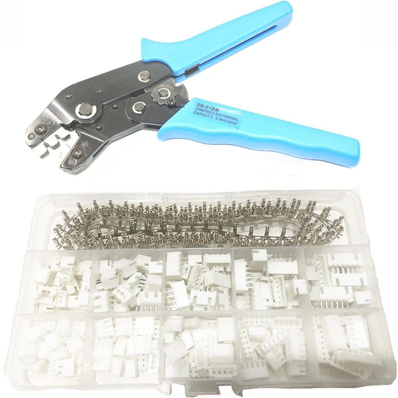 460PCS JST XH2.54 XH 2.54mm PH2.0 Wire Cable Connector 2/3/4/5/6 Pin Pitch Male Female Plug Socket Terminal Plier Set
460PCS JST XH2.54 XH 2.54mm PH2.0 Wire Cable Connector 2/3/4/5/6 Pin Pitch Male Female Plug Socket Terminal Plier Set