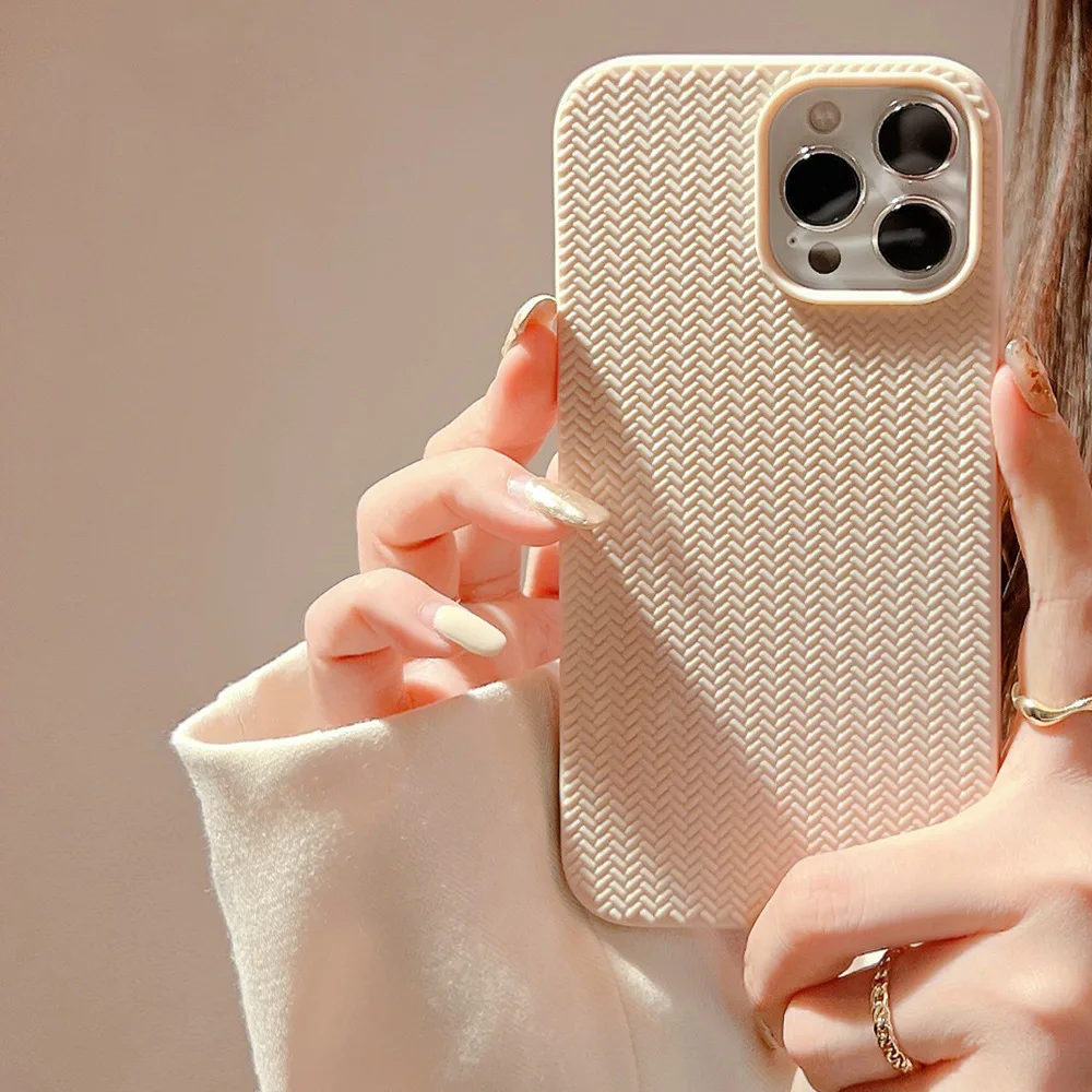 Simple Solid Color Woven TPU Liquid Silicone Phone Case For iPhone 14 Pro Max 14 Plus 13 12 11 XS XR 8 7 Drop Protection Case
Simple Solid Color Woven TPU Liquid Silicone Phone Case For iPhone 14 Pro Max 14 Plus 13 12 11 XS XR 8 7 Drop Protection Case