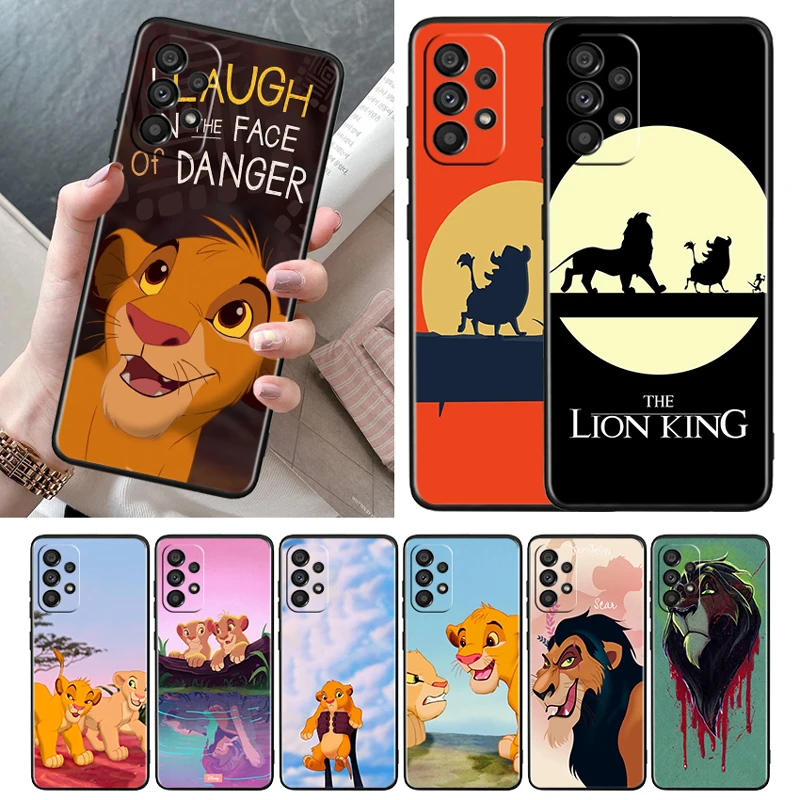 The Lion King Simba Black Phone Case For Samsung A73 A72 A71 A54 A53 A52 A51 A42 A33 A32 A23 A22 A21S A13 5G Cover Shell Capa
The Lion King Simba Black Phone Case For Samsung A73 A72 A71 A54 A53 A52 A51 A42 A33 A32 A23 A22 A21S A13 5G Cover Shell Capa