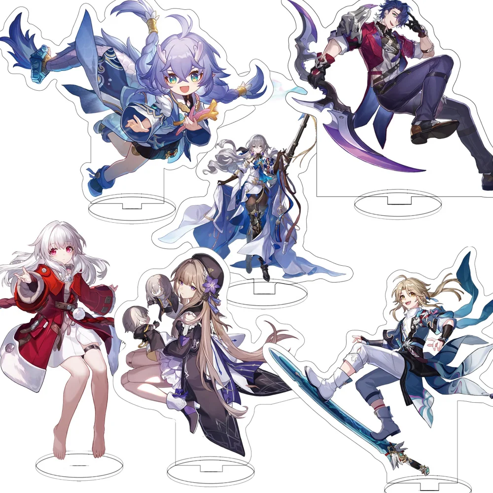 Honkai Star Rail Cosplay Stand Himenko Bailu Seele Bronya Clara Desk Decor Figure Costume Props
Honkai Star Rail Cosplay Stand Himenko Bailu Seele Bronya Clara Desk Decor Figure Costume Props