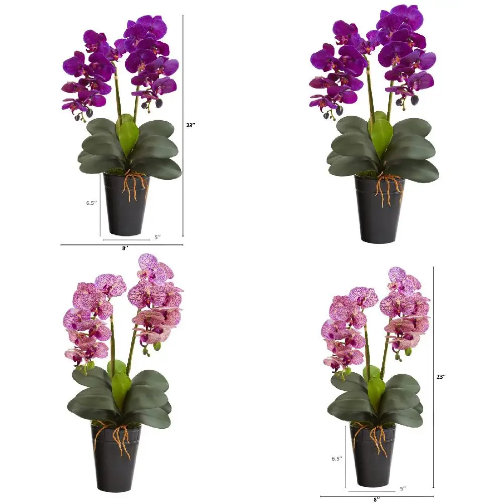 Beautiful, Colorful Beautiful, Colorful Double Phalaenopsis Orchid Artificial Arrangement in Vase – eye-catching decorative pi
Beautiful, Colorful Beautiful, Colorful Double Phalaenopsis Orchid Artificial Arrangement in Vase – eye-catching decorative pi