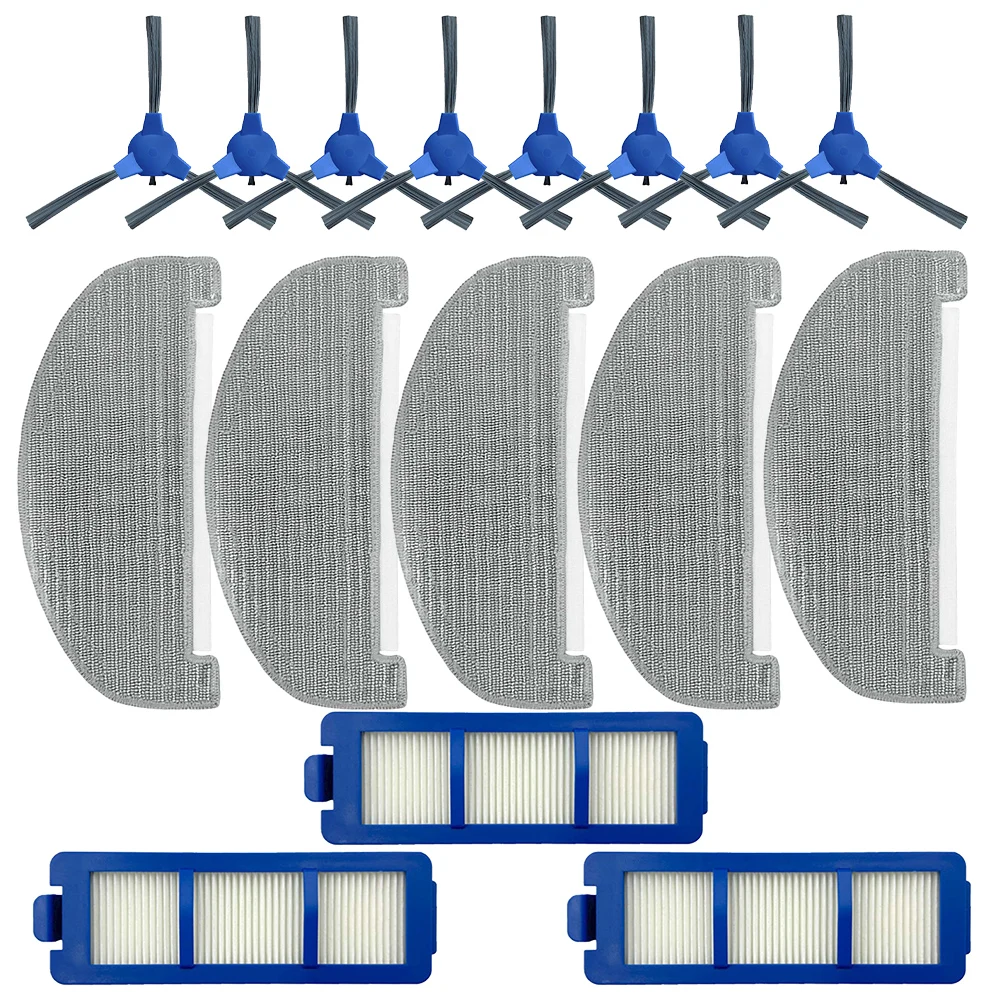 Side Brush Mop Cloth Filters Replacement Kit For Eufy Clean G40 Hybrid+ Parts Accessories Vacuum Cleaner Sweeper Accessories
Side Brush Mop Cloth Filters Replacement Kit For Eufy Clean G40 Hybrid+ Parts Accessories Vacuum Cleaner Sweeper Accessories