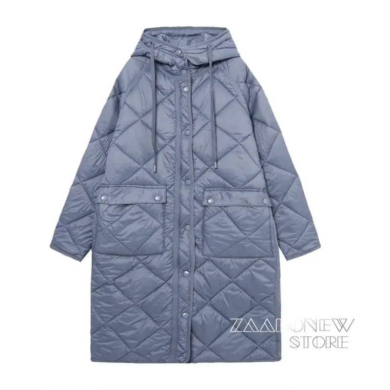 ZAAHONEW 2022 Winter Women Fashion Loose Blue Long-Sleeve Hooded Parkas Coat Female Leisure Thicken Warm Outerwear Top
ZAAHONEW 2022 Winter Women Fashion Loose Blue Long-Sleeve Hooded Parkas Coat Female Leisure Thicken Warm Outerwear Top