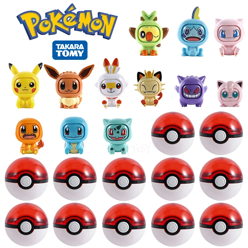 Pokemon Pikachu Bulbasaur Pokeball Set Eevee Gengar Mewtwo Action Figure Model Face-changing Doll Elf Ball Toys For Kids Gift
Pokemon Pikachu Bulbasaur Pokeball Set Eevee Gengar Mewtwo Action Figure Model Face-changing Doll Elf Ball Toys For Kids Gift