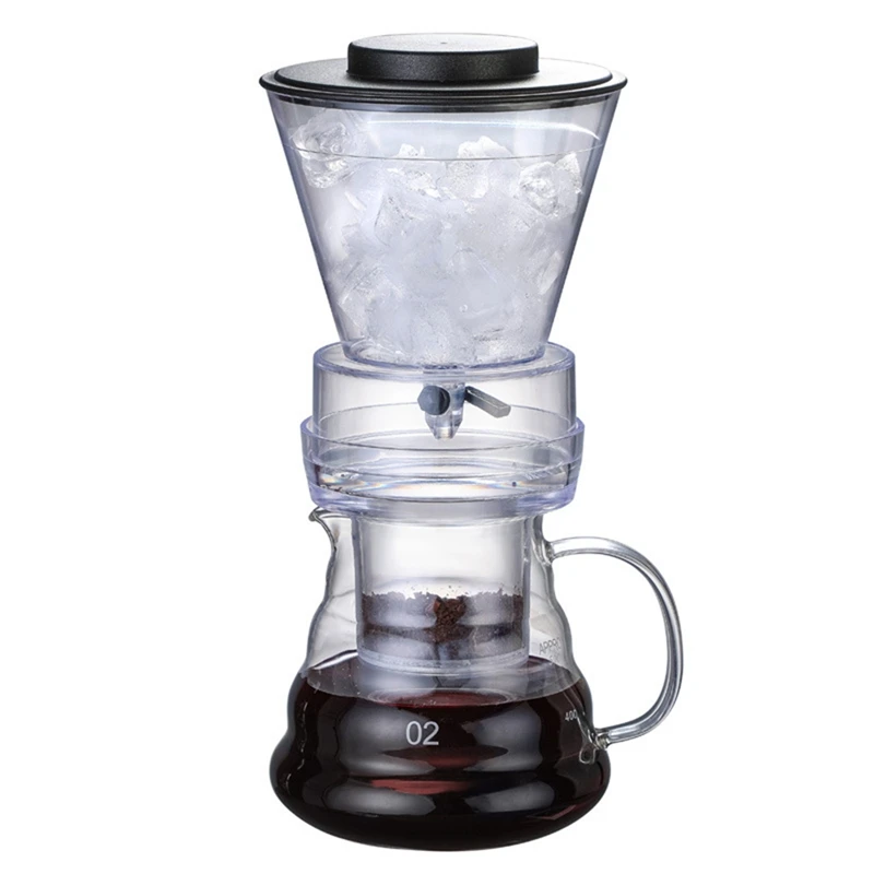 Ice Drip Coffee Pot Glass Coffee Maker Regulatable Dripper Filter Cold Brew Coffee Maker Coffee Accessories
Ice Drip Coffee Pot Glass Coffee Maker Regulatable Dripper Filter Cold Brew Coffee Maker Coffee Accessories