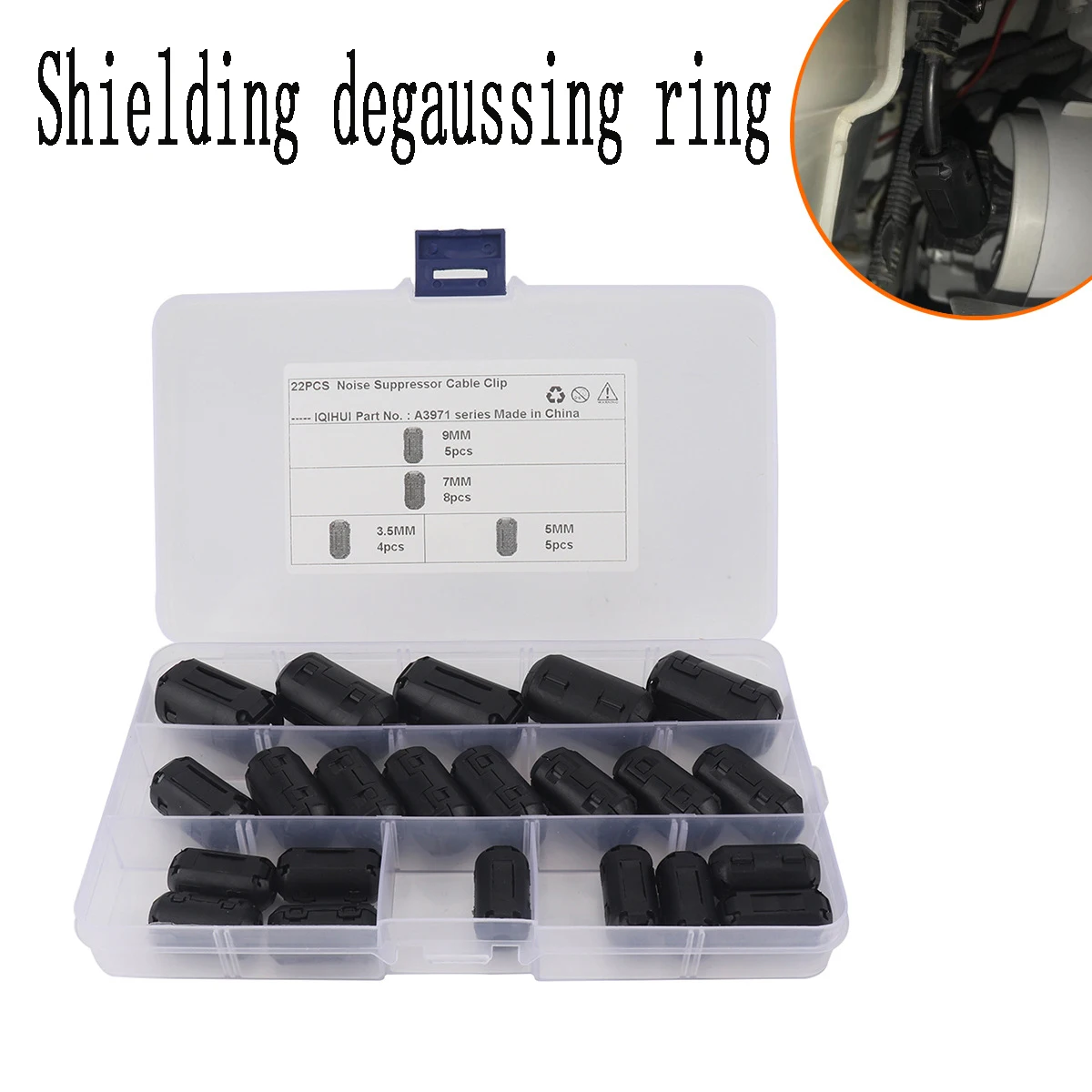 22PCS Boxed-UF90B Anti-interference, Shielding Degaussing Magnetic Ring, Shielding Magnetic Ring, Multiple Specifications Rv
22PCS Boxed-UF90B Anti-interference, Shielding Degaussing Magnetic Ring, Shielding Magnetic Ring, Multiple Specifications Rv