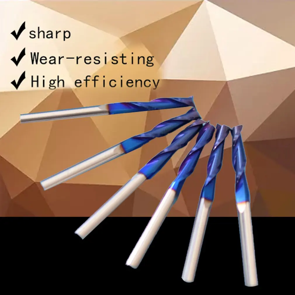 3.175 Dual Edge Blue plating Flat Botton Helical Milling Cutter Blade Tungsten Steel Cutter Wear Resistance Rustless Anti-static
3.175 Dual Edge Blue plating Flat Botton Helical Milling Cutter Blade Tungsten Steel Cutter Wear Resistance Rustless Anti-static