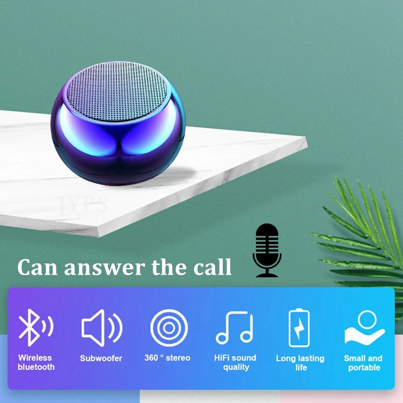 Mini Bluetooth Speaker with Mic, TWS Wireless Sound Box HiFi Music Cell Phone Tablet Metal Loud Speaker Sport Portable Subwoofer
Mini Bluetooth Speaker with Mic, TWS Wireless Sound Box HiFi Music Cell Phone Tablet Metal Loud Speaker Sport Portable Subwoofer