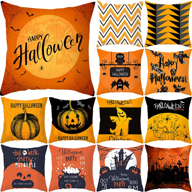 2022 Horror Bat Pumpkin Halloween Decoration Pillow Case Pumpkin Trick or Treat Cushion Cover Holiday Party Decoration Hallowee
2022 Horror Bat Pumpkin Halloween Decoration Pillow Case Pumpkin Trick or Treat Cushion Cover Holiday Party Decoration Hallowee