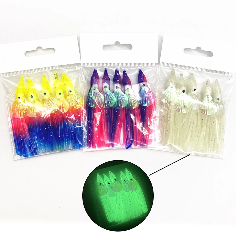 5pcs 7cm Squid Fishing Lures Soft Bait Saltwater Luminous Octopus Squid Baits Simulation Soft Bait Sea Fishing Squid Fake Bait
5pcs 7cm Squid Fishing Lures Soft Bait Saltwater Luminous Octopus Squid Baits Simulation Soft Bait Sea Fishing Squid Fake Bait